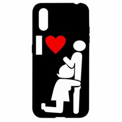 Чехол для Samsung A01/M01 I love oral - PrintSalon