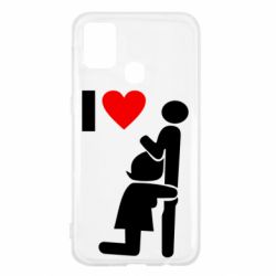 Чехол для Samsung M31 I love oral - PrintSalon