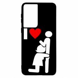 Чехол для Samsung S21 I love oral - PrintSalon