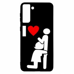 Чехол для Samsung S21+ I love oral - PrintSalon