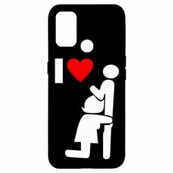 Чехол для Oppo A53/A32/A33 I love oral - PrintSalon