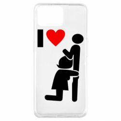 Чехол для Oppo A73 I love oral - PrintSalon