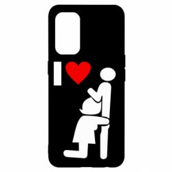 Чехол для Oppo Reno 5 4G I love oral - PrintSalon