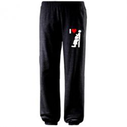 Штаны I love oral - PrintSalon