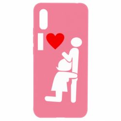 Чехол для Xiaomi Redmi 9a I love oral - PrintSalon