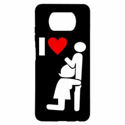 Чехол для Xiaomi Poco X3 I love oral - PrintSalon