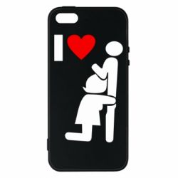 Чехол для iPhone5/5S/SE I love oral - PrintSalon