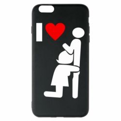 Чехол для iPhone 6 Plus/6S Plus I love oral - PrintSalon