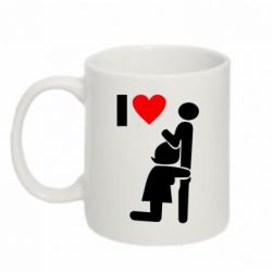 Чашка 320ml I love oral - PrintSalon