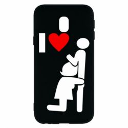 Чехол для Samsung J3 2017 I love oral - PrintSalon