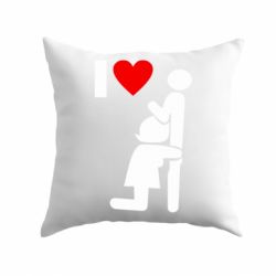 Подушка I love oral-PrintSalon Подушка I love oral