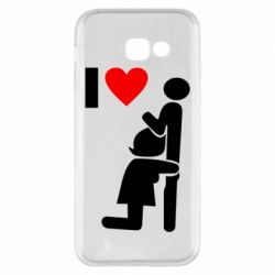 Чехол для Samsung A5 2017 I love oral - PrintSalon