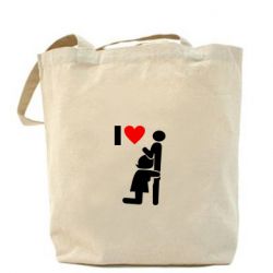 Эко-сумка I love oral - PrintSalon