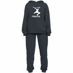 Женский костюм I love parkour - PrintSalon