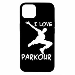 Чехол для iPhone 14 I love parkour