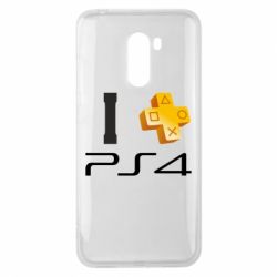 Чехол для Xiaomi Pocophone F1 I love PS4 - PrintSalon