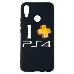 Чехол для Huawei P Smart Plus 2018 I love PS4 - PrintSalon