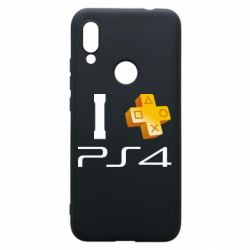 Чехол для Xiaomi Redmi 7 I love PS4 - PrintSalon