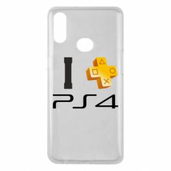 Чехол для Samsung A10s I love PS4 - PrintSalon