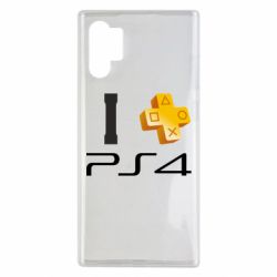 Чехол для Samsung Note 10 Plus I love PS4 - PrintSalon