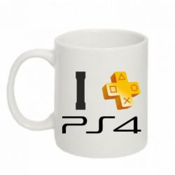 Чашка 320ml I love PS4