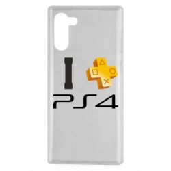 Чехол для Samsung Note 10 I love PS4 - PrintSalon
