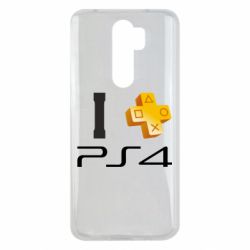 Чехол для Xiaomi Redmi Note 8 Pro I love PS4 - PrintSalon