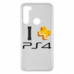 Чехол для Xiaomi Redmi Note 8 I love PS4 - PrintSalon