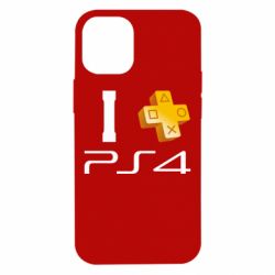 Чехол для iPhone 12 mini I love PS4 - PrintSalon