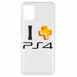 Чехол для Samsung A51 I love PS4 - PrintSalon