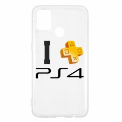 Чехол для Samsung M31 I love PS4 - PrintSalon