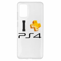 Чехол для Samsung S20+ I love PS4 - PrintSalon