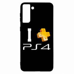 Чехол для Samsung S21 Ultra I love PS4 - PrintSalon