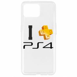 Чехол для Oppo Reno 4 Lite I love PS4 - PrintSalon