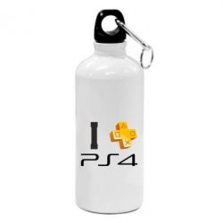 Фляга I love PS4 - PrintSalon