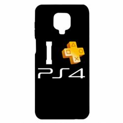 Чехол для Xiaomi Redmi Note 9S/9Pro/9Pro Max I love PS4 - PrintSalon