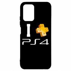 Чехол для Xiaomi Redmi Note 10 I love PS4 - PrintSalon