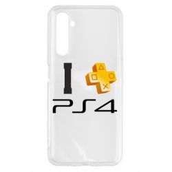 Чехол для Realme 6 I love PS4 - PrintSalon