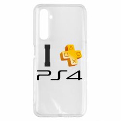 Чехол для Realme 6 Pro I love PS4 - PrintSalon