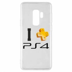 Чехол для Samsung S9+ I love PS4 - PrintSalon