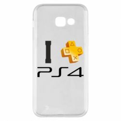 Чехол для Samsung A5 2017 I love PS4 - PrintSalon