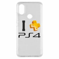 Чехол для Xiaomi Mi A2 I love PS4 - PrintSalon