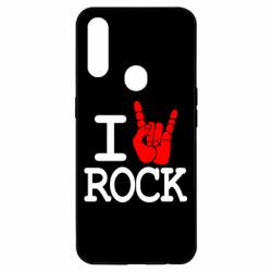 Чехол для Oppo A31 I love rock - PrintSalon