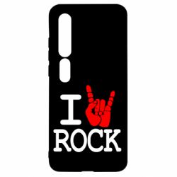 Чехол для Xiaomi Mi10/10 Pro I love rock - PrintSalon