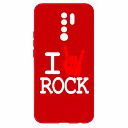 Чехол для Xiaomi Redmi 9 I love rock - PrintSalon