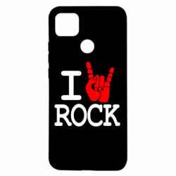 Чехол для Xiaomi Redmi 9c I love rock - PrintSalon