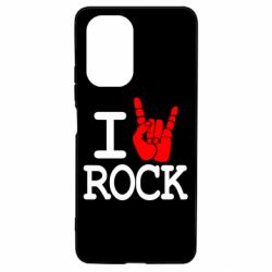 Чехол для Xiaomi Poco F3/K40 I love rock - PrintSalon
