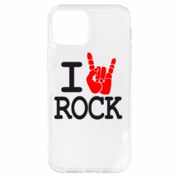 Чехол для iPhone 12 Pro I love rock - PrintSalon
