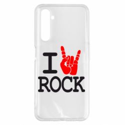 Чехол для Realme 6 Pro I love rock - PrintSalon