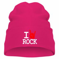 Детская шапка I love rock - PrintSalon